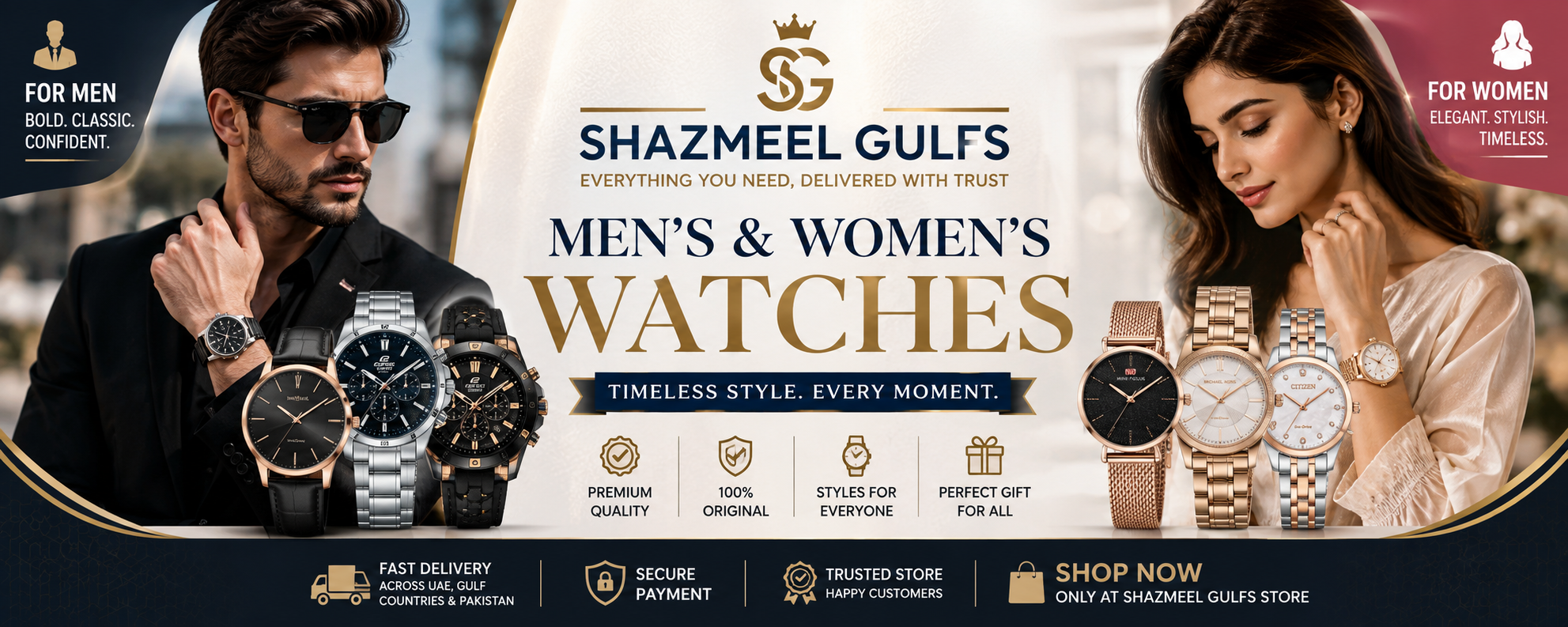MEN AND WOMEN WATCHES