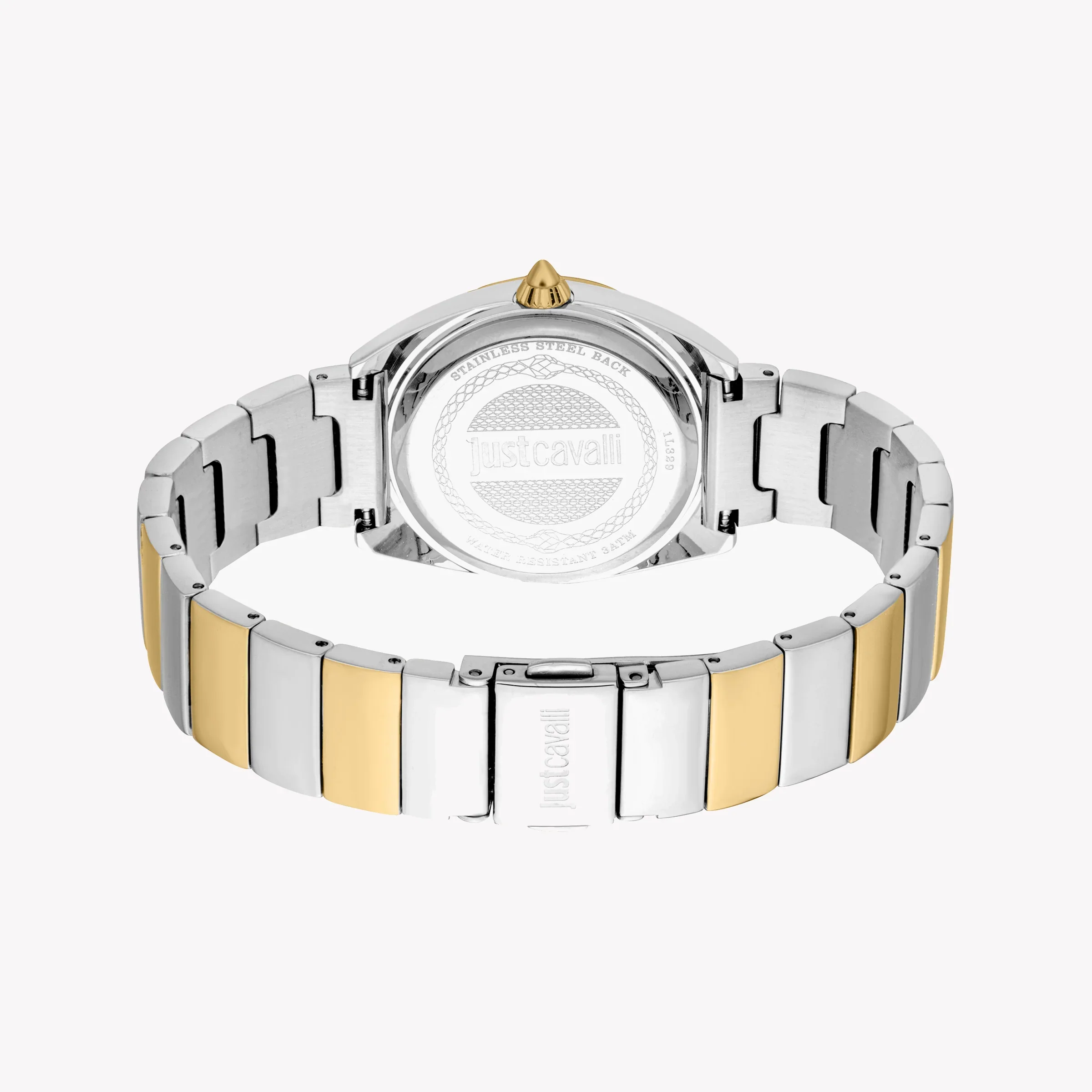 Just Cavalli Women's Two-Tone Watch, Silver Dial | Jc1l329m0075