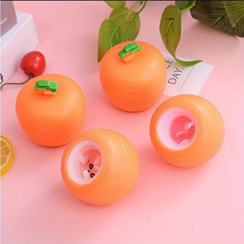 2Pcs Carrot Bunny Squeeze Toy For Kids And Adults