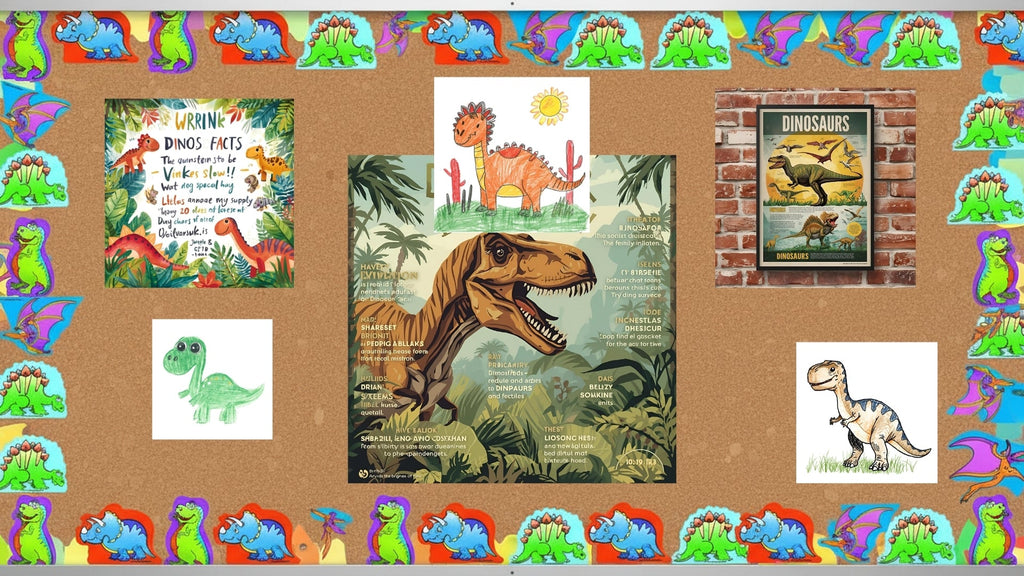 SHAPES ETC. Large Notepad - Stegosaurus