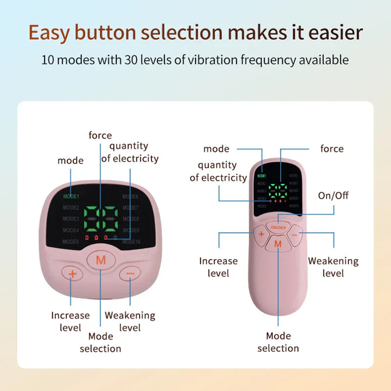 Electric EMS Hip Trainer Buttock Muscle Stimulator Black