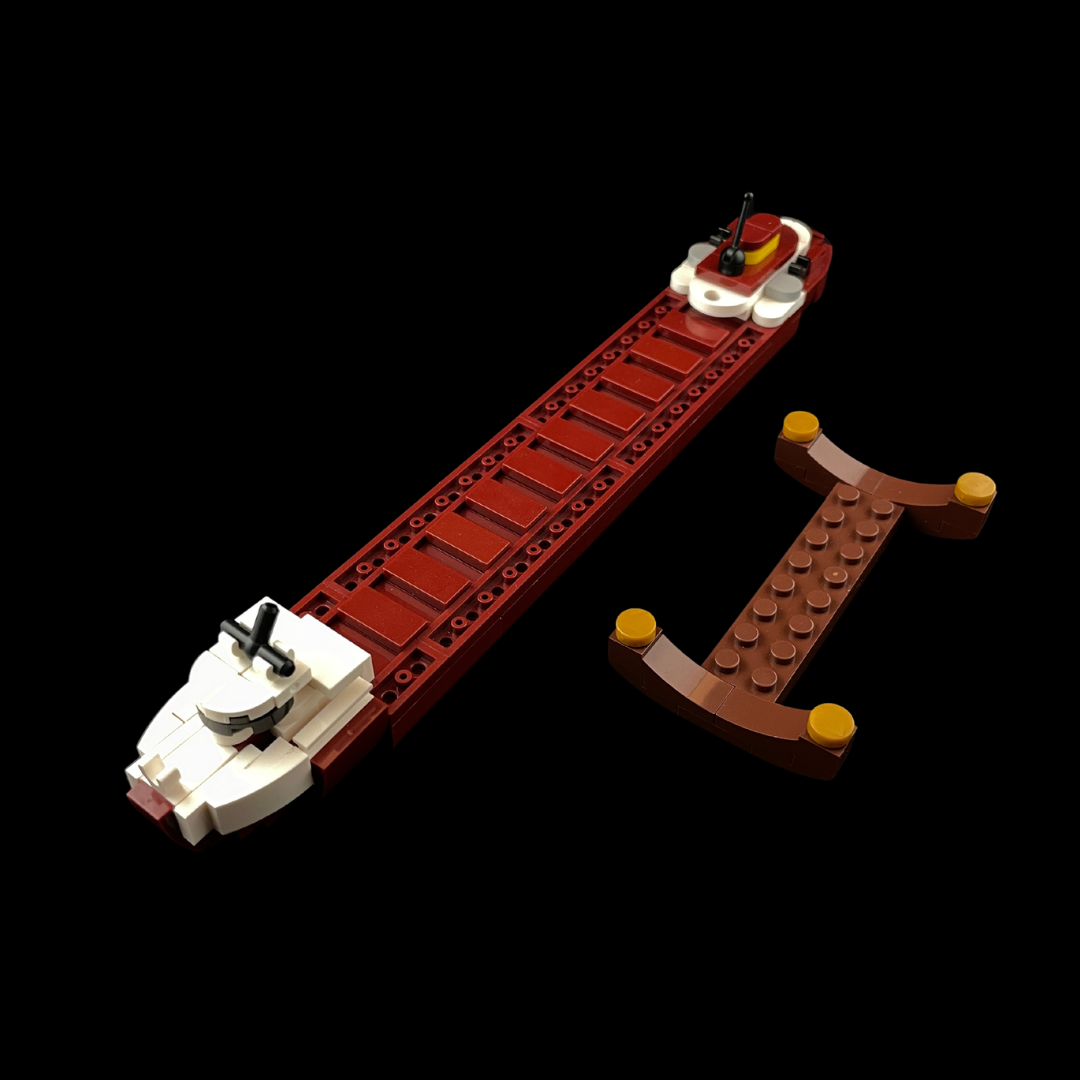 SS Edmund Fitzgerald Building Kit - 1:1000 Scale Gobricks Toy Building Kit