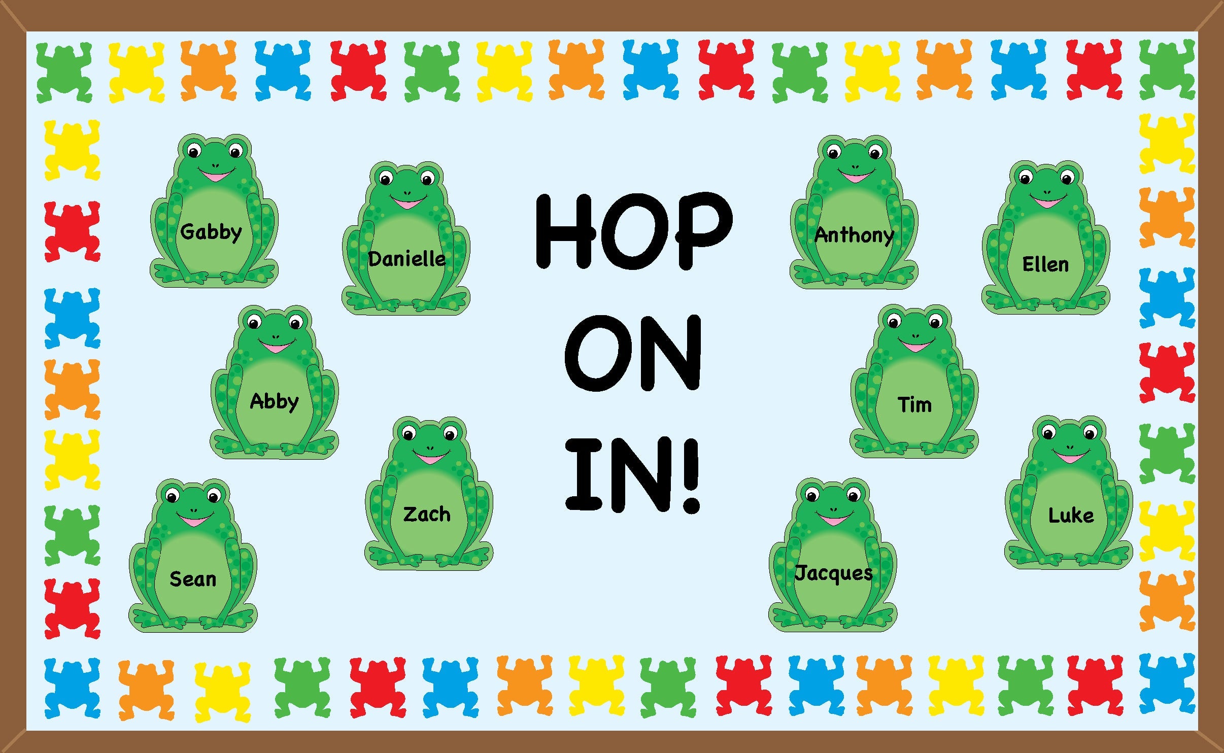 SHAPES ETC. Large Notepad - Frog