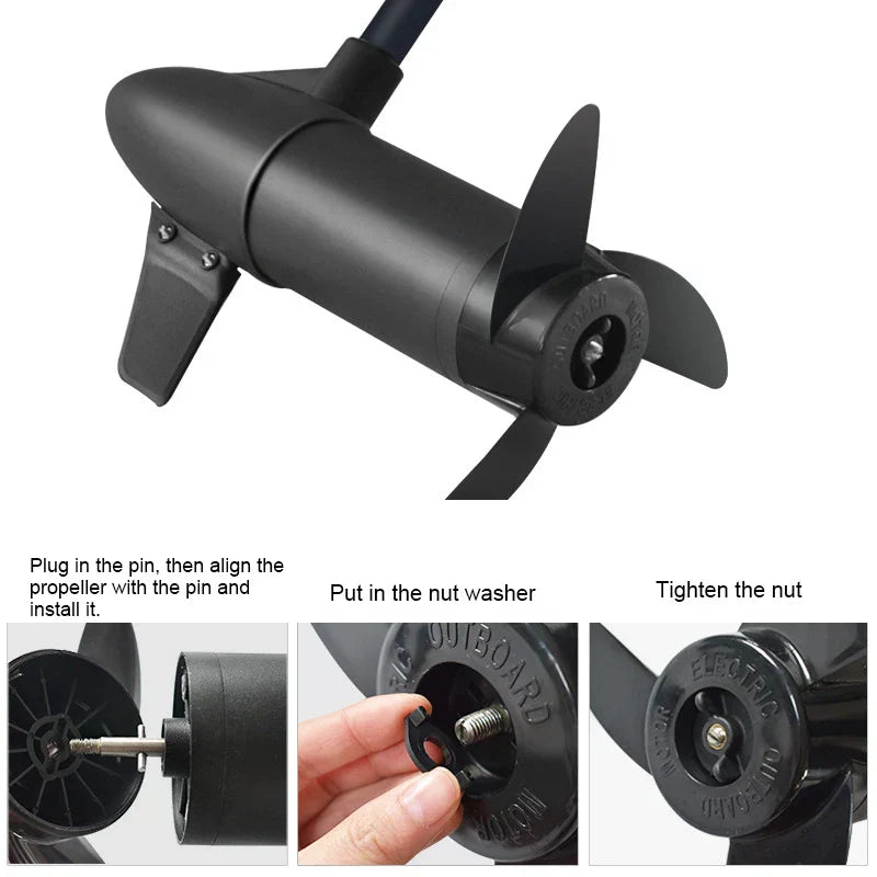 Electric Boat Propellers For Outboard Trolling Motors