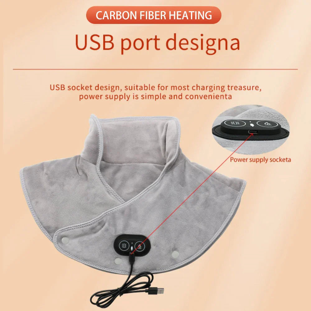 Electric Neck Shoulder Massager Grey