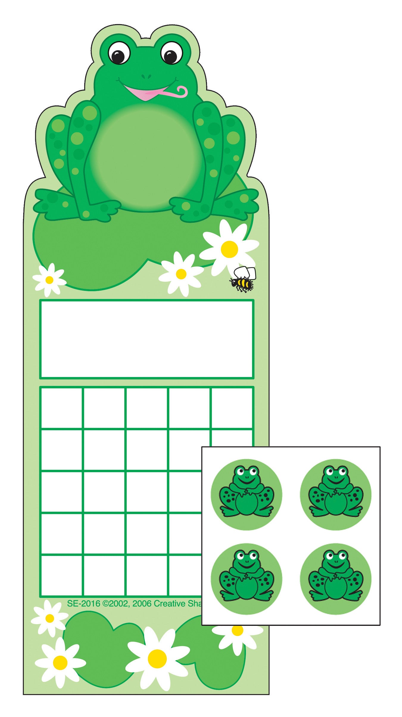 SHAPES ETC. Incentive Sticker Set - Frog