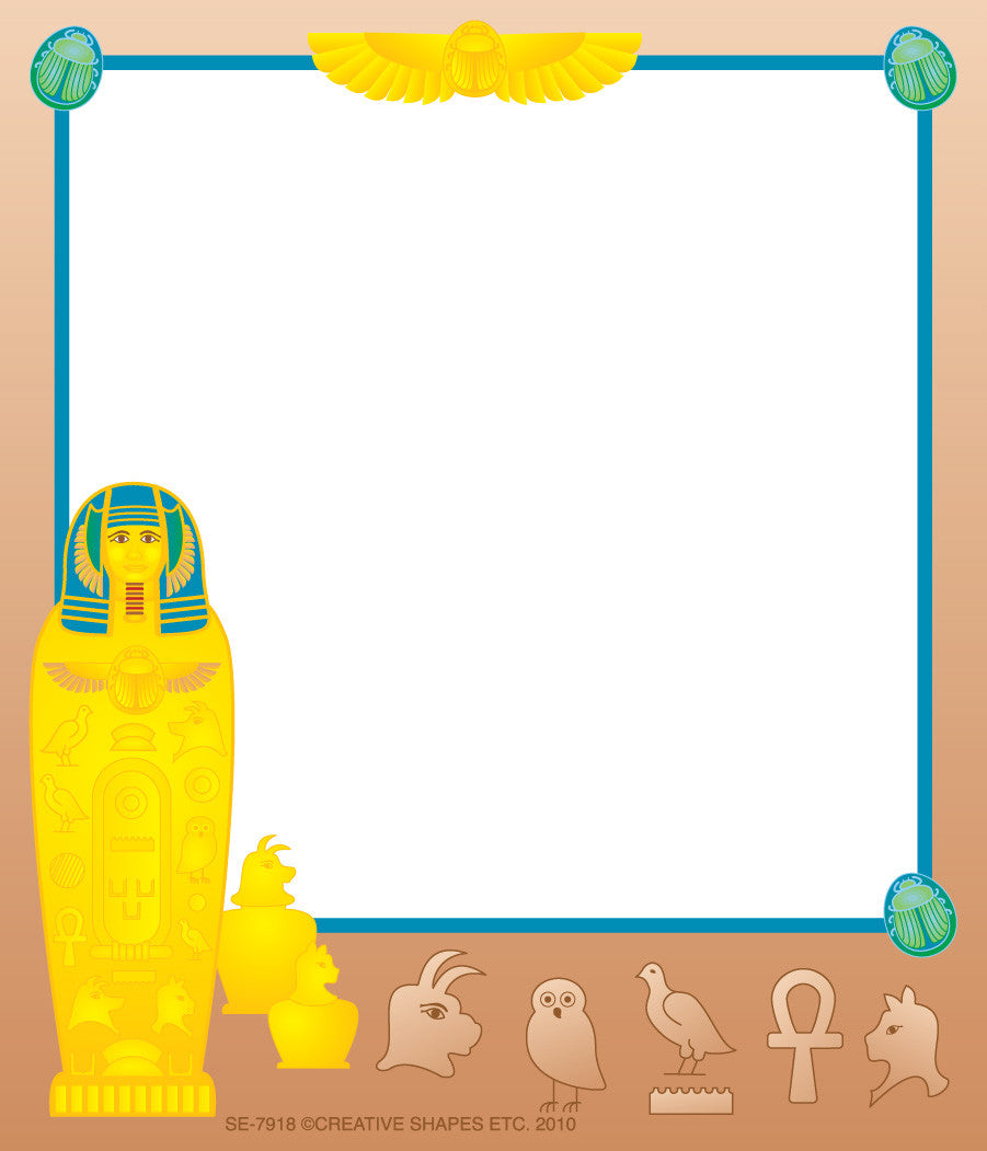 SHAPES ETC. Mini Notepad - Egyptian / Lined
