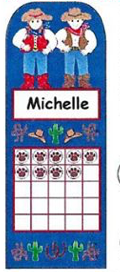 SHAPES ETC. Incentive Sticker Set - Western