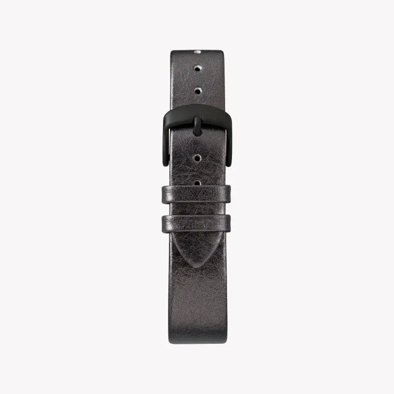 Timex Women's Black Leather Watch, Black Dial | Tw2r93000