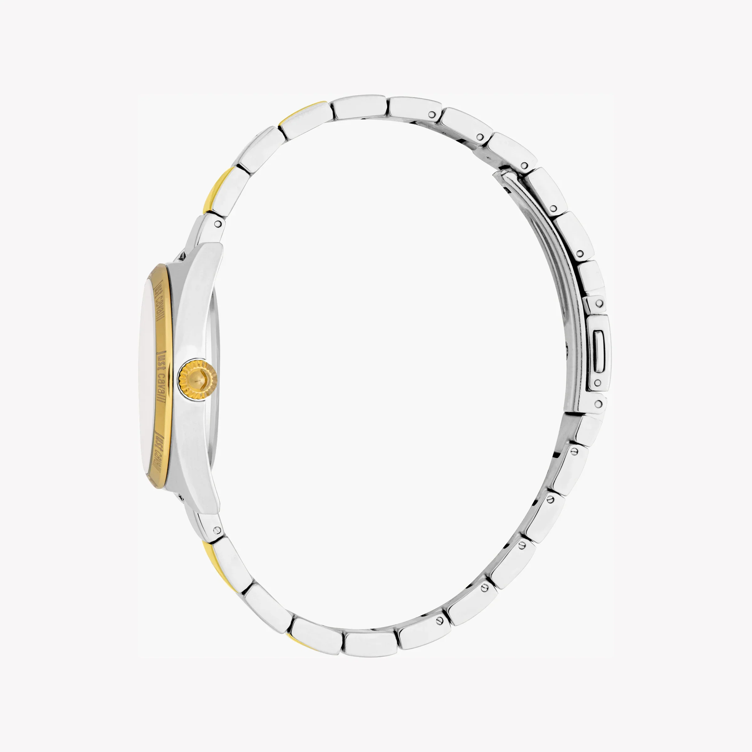 Just Cavalli Women's Two-Tone Watch, Silver Dial | Jc1l329m0075